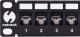 NetRack Patch panel 19" UTP 24x Keystone Kat. 6 UTP (104-71) 1