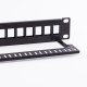 NetRack Patch panel 19" 24x slot Keystone UTP (104-20) 1
