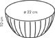 Tescoma Misa plastikowa DELÍCIA ø 22 cm, 2.5 l, żółty 1