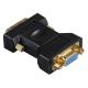 Adapter AV Hama DVI-I - D-Sub (VGA) czarny (990450730000) 1