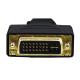 Adapter AV Hama DVI-I - D-Sub (VGA) czarny (990450730000) 2