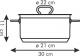 Tescoma Garnek Home Profi 22cm niski (774222.00) 1