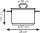 Tescoma Garnek Home Profi 28cm wysoki (774028.00) 1