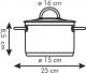 Tescoma Garnek Vision 2L 16cm (779016.00) 1