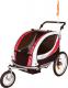 Guto Przyczepka rowerowa Guto Deluxe 2w1 red/light gray 1