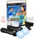 PS3 Pakiet 2xMove Controller + Kamera + Gra Move Fitness 6