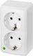 Elektro-Plast BERG Gniazdo podwójne schuko n/t 2x2P+Z 16A (3738-00) 1