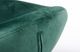 King Home Podnóżek EGG SZEROKI VELVET GOLD ciemny zielony 3