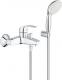 Bateria wannowa Grohe Eurosmart ścienne chrom (3330220A) 1