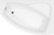 Wanna Besco Rima narożne asymetryczna prawa 140 x 90cm (WAR-140-NP) 1