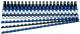 Staples Grzbiety do bindowania, plastikowe, 12,5mm, czarny, opakowanie 100 szt. (PD0074) 3