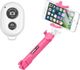 Selfie stick Blun Zestaw do selfie Blun pilot Bluetooth tripod różowy/pink 1