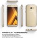 Ringke Etui rearth ringke fusion samsung galaxy a5 2017 Rose Gold 5