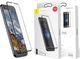 Baseus Baseus szkło silk iPhone 6/ 6s/ 7/ 8 z elastyczną ramką czarne 2