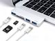 HUB USB WiWU Adapter hub WiWU C1 5w1 USB-C - 3x USB 3.0 +micro +SD srebrny 1