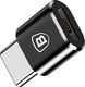 Adapter USB Baseus USB-C - microUSB Czarny  (28296-uniw) 2