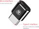 Adapter USB Baseus USB-C - microUSB Czarny  (28296-uniw) 5
