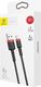 Kabel USB Baseus USB-A - Lightning 1 m Czarno-czerwony (31652-uniw) 3