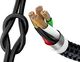 Kabel USB Baseus USB-A - USB-C + microUSB + Lightning 1.2 m Czarny (31567-uniw) 6