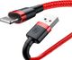 Kabel USB Baseus USB-A - Lightning 2 m Czerwony (31564-uniw) 4