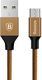 Kabel USB Baseus USB-A - microUSB 1.5 m Brązowy (30541-uniw) 1