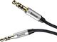 Kabel Baseus Jack 3.5mm - Jack 3.5mm 1.5m czarny (30477-uniw) 3