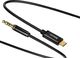 Kabel USB Baseus USB-C - mini Jack 3.5 mm 1.2 m Czarny (30476-uniw) 1