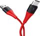 Kabel USB Rock Space Kabel Rock Hi-Tensile USB-C Typ C 3A 1m Nylon czerwony 2