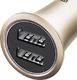 Ładowarka Baseus Ładowarka samochodowa 2 x usb 3.1A small trumpet złota 3