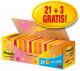 Post-it Bloczek 654-NP24 76 x 76mm, kolorowy, 24 sztuki po 100 kartek (3M0761) 1