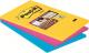 Post-it Bloczek SUPER STICKY 4690-SS3RIO-EU w linie, paleta RIO DE JANEIRO, 101x152mm, 3x90 kartek (3M0259) 1
