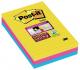 Post-it Bloczek SUPER STICKY 4690-SS3RIO-EU w linie, paleta RIO DE JANEIRO, 101x152mm, 3x90 kartek (3M0259) 4