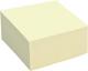 Staples Bloczek kostka samoprzylepna 75 x 75mm 400 kartek, żółty (C71720) 3