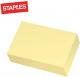 Staples Bloczek samoprzylepny 38 x 51mm, żółty, 12 sztuk po 100 kartek (C71531) 1