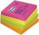 Staples Bloczek samoprzylepny 76 x 76mm, neonowy, 12 sztuk po 100 kartek (C71782) 1