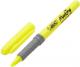 Bic Zakreślacz BRITELINER z gumowym uchwytem żółty 1