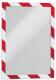 Durable Ramka samoprzylepna DURAFRAME SECURITY czerwony-biały A4, 2 sztuki (DUR942) 1