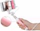 Selfie stick Rock Rock mini kijek z lusterkiem mini jack różowy 3