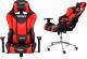 Fotel CALVIANO X-Gamer Czerwono-czarny 2