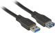 Kabel USB EFB USB-A - USB-A 3 m Czarny (K5237.3) 2