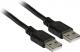 Kabel USB EFB USB-A - USB-A 0.5 m Czarny (K5253SW.0,5) 2