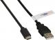 Kabel USB EFB USB-A - USB-C 1 m Czarny (K5258SW.1) 2