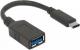 Adapter USB Manhattan USB-C - USB Czarny  (355285) 1