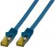 EFB Patchcord S/FTP,Cat.6A, LSZH, Cat.7, 0.5m (MK7001.0,5BL) 1