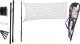 Victoria Sport Zestaw badminton siatka + słupki 700 czarny 2