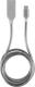 Kabel USB Natec USB-A - USB-C 1 m Srebrny (NKA-1207) 1