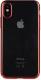 Benks Etui Electroplating TPU Apple iPhone X - Czerwony 1