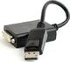 Adapter AV Gembird DisplayPort - DVI-I czarny (A-DPM-DVIF-03) 1