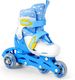 Rolki SMJ sport Wrotko-rolki 2w1, zestaw Combo set niebieskie (BS901P) 1
