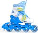 Rolki SMJ sport Wrotko-rolki 2w1, zestaw Combo set niebieskie (BS901P) 4